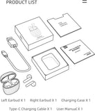 Wireless Earbuds Bluetooth Earbuds Noise Cancelling Earbuds Wireless Earphones Built in Mic Handset 36H Playtime Wireless Earbuds IP55 Waterproof Earbuds for Sport Women Girls Gifts Ideas,Pink