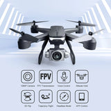 V14 Drone with 1080P HD Camera Live Video 120°Wide-Angle Wifi Altitude Hold, 3D Flip 2 Batteries Black