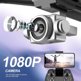 V14 Drone with 1080P HD Camera Live Video 120°Wide-Angle Wifi Altitude Hold, 3D Flip 2 Batteries Black