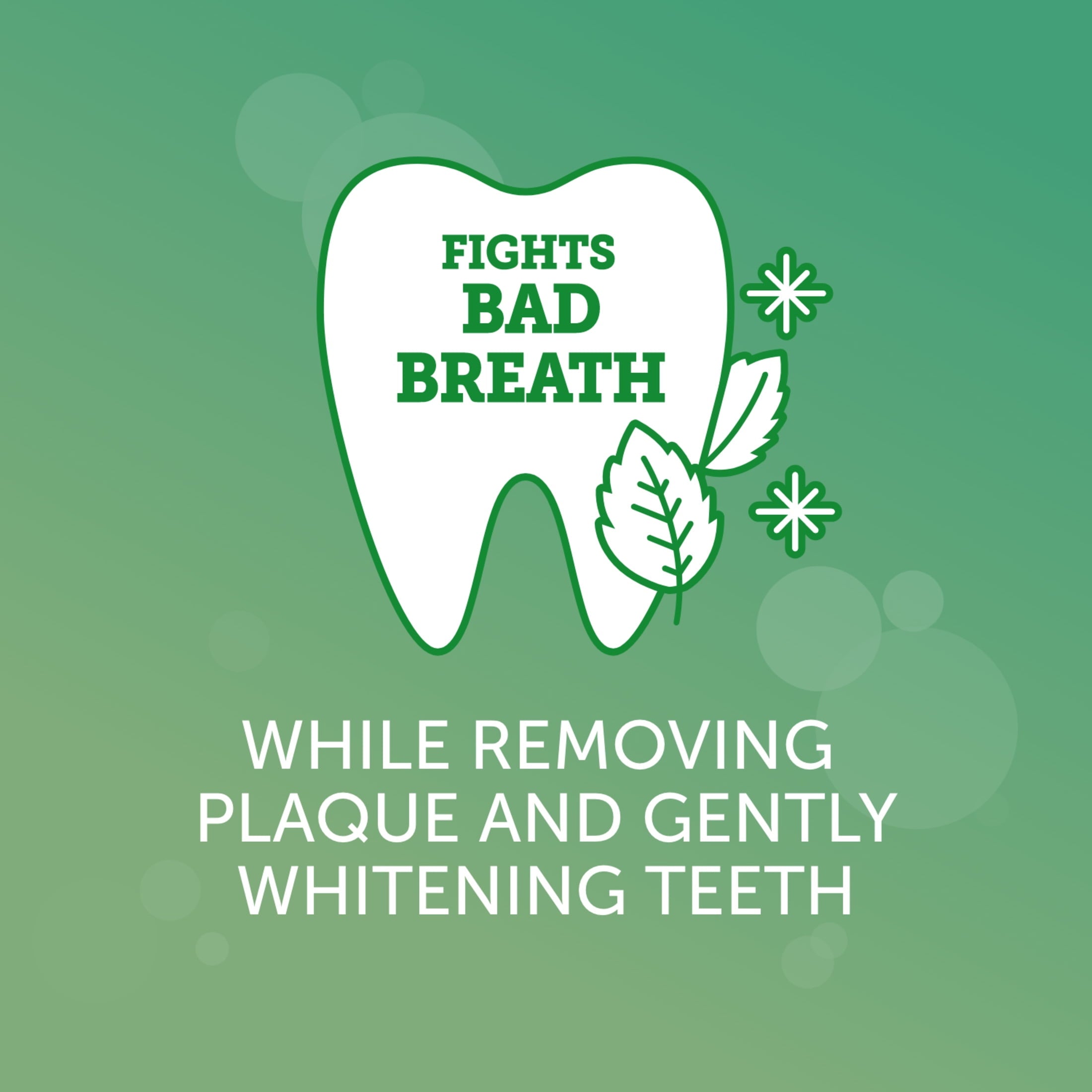 Advanced White Breath Freshening Toothpaste-, One 6Oz Tube, Winter Mint- Fluoride Toothpaste