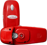 Electric Can Opener - No Sharp Edge Handheld Can Opener - Battery Operated Can Opener - Easy One-Touch Operation Can Opener - Automatic, Food Safe, Hands Free, Smooth Edge (Red)