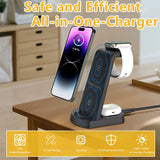 Iphone 3 in 1 Charging Station, Black