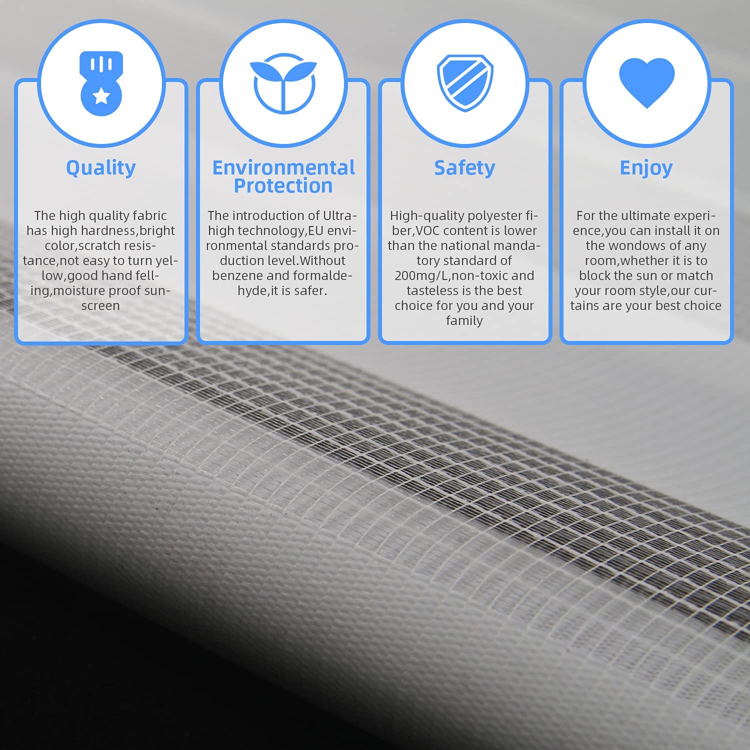 JDALL Zebra Roller Blinds for Windows, Dual Layer Zebra Roller Sheer Blind, Easy Light Control for Privacy Light Filtering Roller Shades for Windows, 42" W X 72" H, White