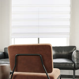 JDALL Zebra Roller Blinds for Windows, Dual Layer Zebra Roller Sheer Blind, Easy Light Control for Privacy Light Filtering Roller Shades for Windows, 42" W X 72" H, White