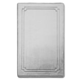 Better Homes & Gardens Thick & Plush Bath Rug, Light Grey, Charcoal Infused Memory Foam, 21x34"