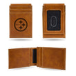 Rico Industries NFL Laser Engraved Front Pocket Wallet Pittsburgh Steelers
