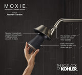 28238-GKE-BN Moxie 1.75 Gpm Showerhead and Wireless Speaker