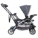 Sit N' Stand Travel Double Stroller W/ Single Car Seat, Magnolia