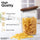 Square Glass Jars with Wood Lids Set of (2) 80 Fl Oz Airtight and Stackable Storage Containers for Kitchen Pantry or Bathroom BPA Free and Recyclable Canister for Food Cookies Coffee Pasta Sugar