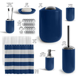 20 Piece Bathroom Accessories Set, Navy Blue Bathroom Decor Set