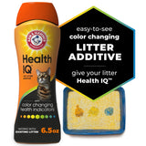 Health IQ Cat Litter Additive, with Color Changing Health Indicators, 6.5 Oz (2 Pack)