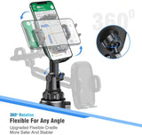 Car Phone Holder Mount, Phone Mount for Car Universal 360 Adjustable Phone Holder , Car Cup Holder for All Smartphones