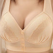 Thin Front Open Button Vest Style Bra