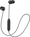 Wireless Earbud Headphones, Sweat Proof, 5 Hours Long Battery Life, Secure and Comfort Fit with 3 Button Remote - HAFY8BTB (Black)