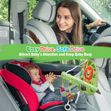 Baby Car Seat Toy for Travel Rear Facing Double Sided Baby Travel Activity Car Seat Entertainment Toy Easy Drive Gift for Newborn Baby Infant 0-12 Month