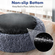 rabbitgoo Cat Beds for Indoor Cats, 20 inches Cat Bed Machine Washable, Fluffy Round Pet Bed Non-Slip, Calming Soft Plush Donut Cuddler Cushion Self Warming...