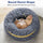 rabbitgoo Cat Beds for Indoor Cats, 20 inches Cat Bed Machine Washable, Fluffy Round Pet Bed Non-Slip, Calming Soft Plush Donut Cuddler Cushion Self Warming...