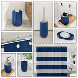 20 Piece Bathroom Accessories Set, Navy Blue Bathroom Decor Set