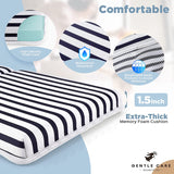 Gentle Care Essentials Baby Bath Kneeler & Elbow Rest Pad Set - Bath Toy Organizer for Tub Bathtub Kneeler & Elbow Rest Set - Baby Bath Elbow Rest & Kneeling Pad - Bathing Baby Bath Mat Kneeling Pad