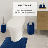 20 Piece Bathroom Accessories Set, Navy Blue Bathroom Decor Set