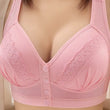 Thin Front Open Button Vest Style Bra