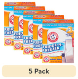 (5 Pack)  Baking Soda Fridge-N-Freezer Odor Absorber, 14 Oz Box