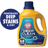 Deep Clean Stain Formula, Liquid Laundry Detergent, 102 Fl Oz, 68 Loads Arm and Hammer