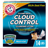 Cloud Control Multi-Cat Clumping Cat Litter with Hypoallergenic Light Scent, 14 Lb