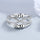Rotatable Ring With Open Design Fashion Double-layered Hollow Line Anxiety Relief Rings For Women