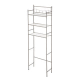 3-Shelf over the Toilet Steel Storage Shelf Unit, Satin Nickel, Holds up to 30 Lb Capacity