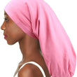 Women's Satin Satin Lined Adjustable Long Nightcap