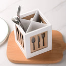 Multifunctional Wooden Storage Box for Kitchen Utensils