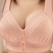 Thin Front Open Button Vest Style Bra