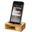 UnnFiko Wooden Sound Amplifier Stand Holder for iPhone Natural Loudspeaker Mini Megaphone Cell Phone Stand (Square)