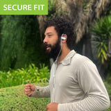 E171 - Sports Earbuds Wired with Microphone, Sweatproof Wrap around Earphones with over Ear Hook, in Ear Running Headphones for Workout Exercise Gym Compatible with Cell Phones