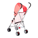 Baby Umbrella Stroller with Canopy, Pink Rainbow for Baby Girls