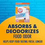 (5 Pack)  Baking Soda Fridge-N-Freezer Odor Absorber, 14 Oz Box