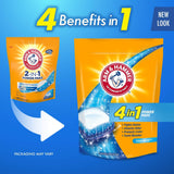 4-In-1 Laundry Detergent Power Paks, Fresh, 58 Count (Pack of 4)