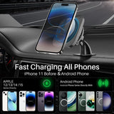 Magnetic Wireless Car Charger, 15W Fast Charging Phone Mount for Car, Fit Iphone 14/13/12 Series