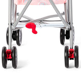 Baby Umbrella Stroller with Canopy, Pink Rainbow for Baby Girls