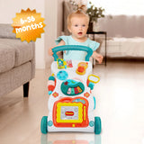 Baby Learning Walker, 2 in 1 Baby Push Walker and Activity Center for Baby, Toddler, Early Learning Toy for Kids Infant 6-12 Months