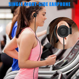 Wired Single Headphones 3.5Mm Right-Side Earphone One Ear Ear-Hook Headphone for EXD-101 ATG-100T Wireless Tour Guide Receiver Radio Podcast Laptop MP3 Ear Bud (Right-Side Earphone)