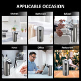 Automatic Soap Dispenser, Touchless Hand Free Soap Dispenser Bathroom, 3 Adjustable Soap Volume Dish Soap Dispenser, Smart Infrared Motion Sensor Liquid Soap Dispenser for Bathroom Kitchen