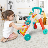 Baby Learning Walker, 2 in 1 Baby Push Walker and Activity Center for Baby, Toddler, Early Learning Toy for Kids Infant 6-12 Months