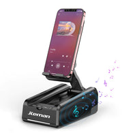 JTEMAN Phone Stand Wireless Bluetooth SpeakerDesktop Kitchen Gadgets Phone StandPortable Phone Stand with SpeakerGifts for Women and Men