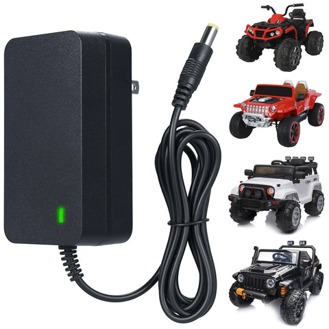 24V Battery Charger for Ride on Toys24V Charger for Ride on Car Best Choice Products SUV Powered Accessories24 Volt Kids Battery Charger with Charging Indicator Light for Baby Carriage Ride Toy