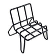 Teensery 1 Piece Mini Chair Shape Cell Phone Stand Desktop Phone Holder Metal Wire Display Stand for All Mobile Phones (Black)