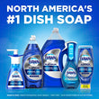 Dawn Dish Soap Squeeze Bottle, EZ-Squeeze Dawn Dishwashing Liquid,Dawn Platinum Dish Soap Liquid,Dish Washing Liquid+Non-Scratch Sponges for Dishes,Refreshing Rain,Includes 3x18oz Bottles+2 Sponges