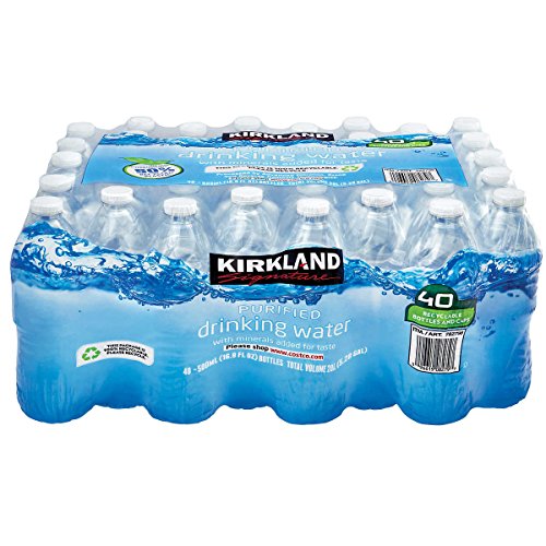 Kirkland Signature Purified Drinking Water, 16.9 Ounce, 40 Count