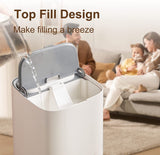 AILINKE Humidifiers for Bedroom Large Room, 3.4Gal/13L Large Room Floor Humidifiers for Home, Top Fill, Humidistat, Quiet, Aroma Box, Easy to Clean, White